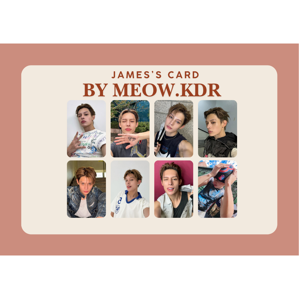 set card bo góc James (CORTIS)-제임스