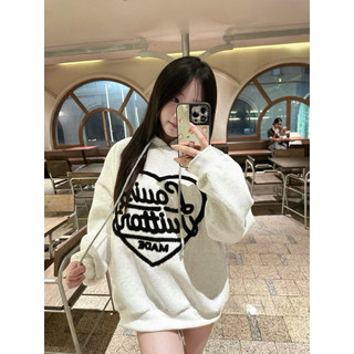 Áo Hoodie Thêu Tym Xù Lệ V Form Mũ To Nỉ Bông Dày Dặn Dáng Dấu Quần Tay Bồng Thời Trang Nam Nữ, Áo Nỉ Hoodie Thêu Xù