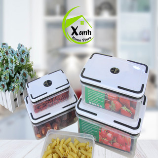 Hộp Đựng Thực Phẩm 5 Chiếc Để Tủ Lạnh Đa Năng GD202 - Set 5 Nhựa Đựng Thực Phẩm Phong Cách Nhật Bản