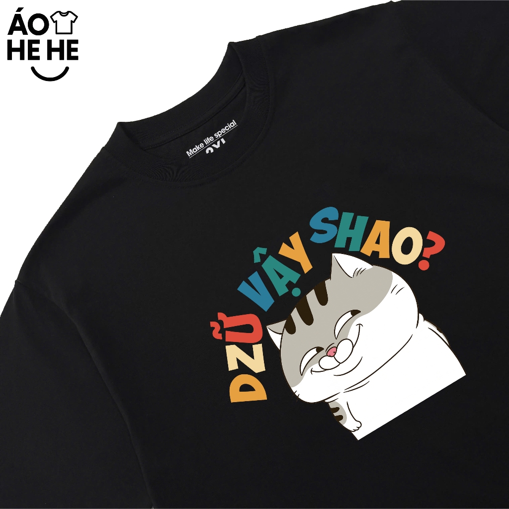 Áo Thun In Chữ Hài Hước Dữ Vậy Sao Câu Nói Text Văn Phòng Công Sở Form Rộng Cotton 230gsm In Theo Yêu Cầu
