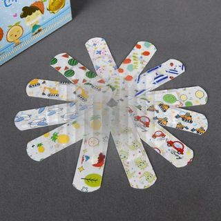 Băng keo cá nhân cute họa tiết trong suốt chống nước cho bé hộp 120 miếng