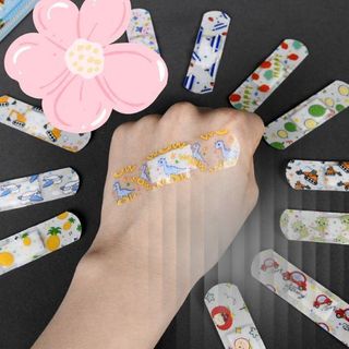 Băng keo cá nhân cute họa tiết trong suốt chống nước cho bé hộp 120 miếng