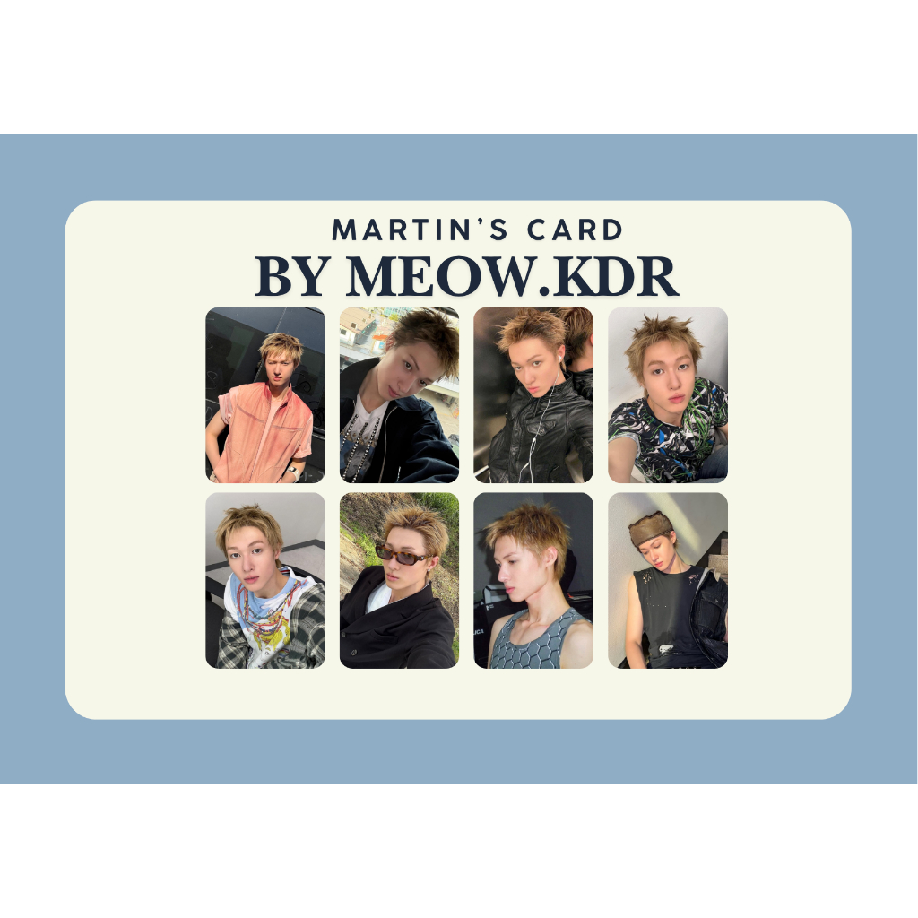 set card bo góc Martin - 마틴  nhóm nhạc Cortis