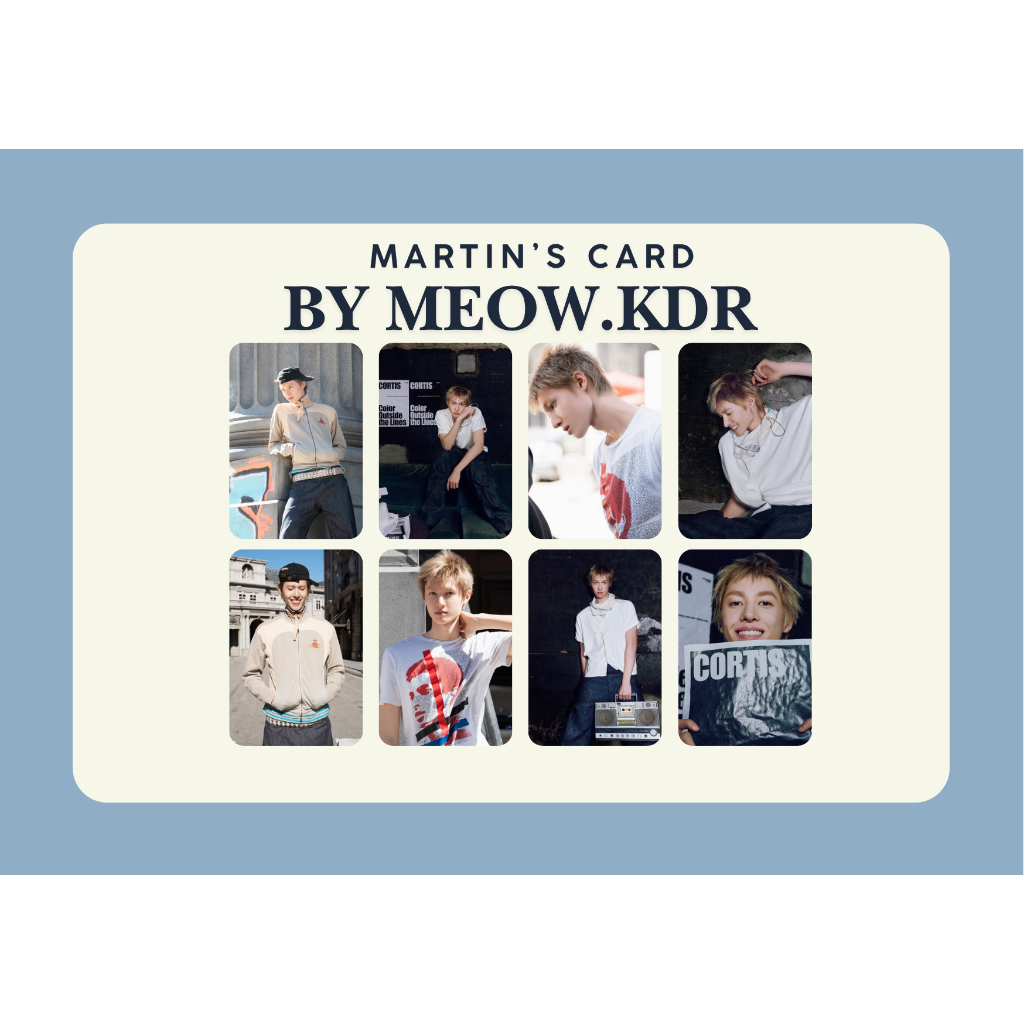 set card bo góc Martin - 마틴  nhóm nhạc Cortis