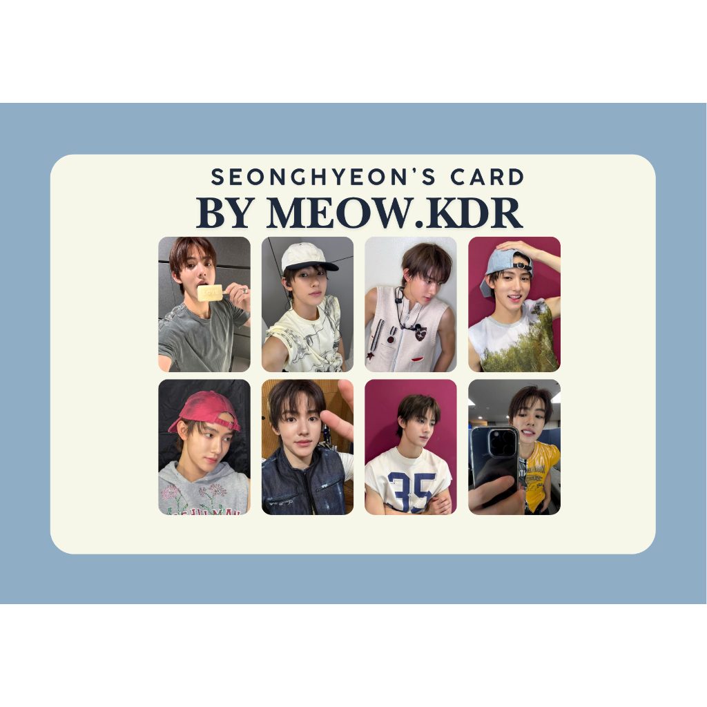 set card bo góc Seonghyeon (CORTIS)-성현