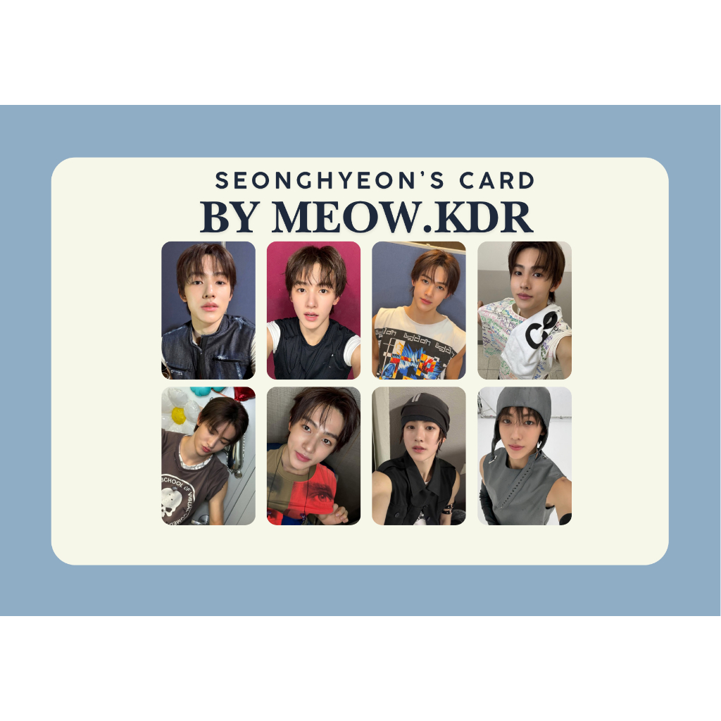 set card bo góc Seonghyeon (CORTIS)-성현