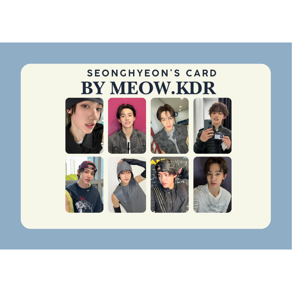 set card bo góc Seonghyeon (CORTIS)-성현
