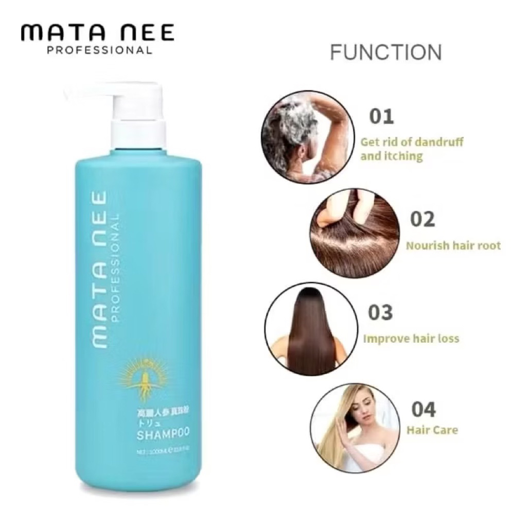 Dầu gội Mata Nee chính hãng 500ml 1000ml, Cặp dầu gội xả phục hồi tóc siêu mềm mượt Mata Nee Professional