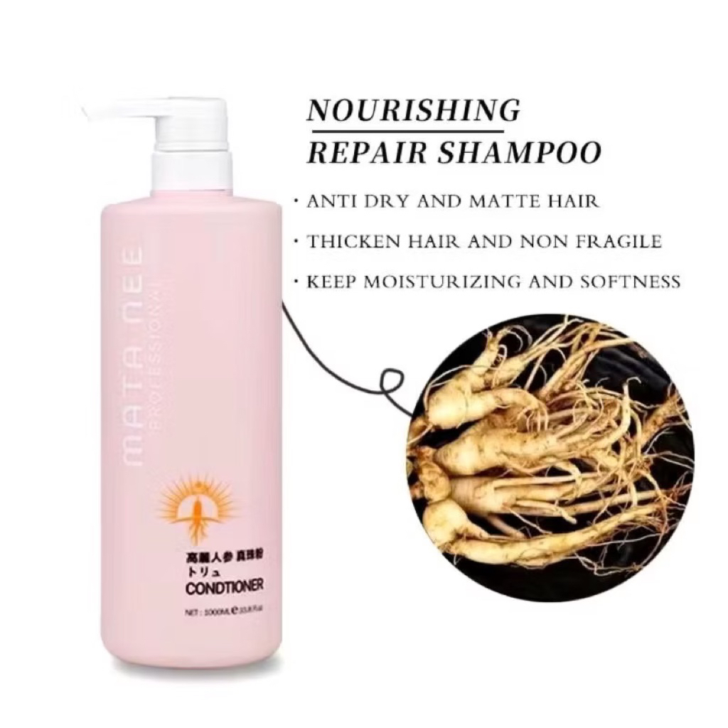 Dầu gội Mata Nee chính hãng 500ml 1000ml, Cặp dầu gội xả phục hồi tóc siêu mềm mượt Mata Nee Professional