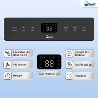 Máy hút ẩm dùng máy nén nhập khẩu FUJIE HM-920ED Công suất 20L/ngày, Kết nối wifi, lọc không khí