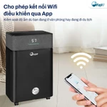 Máy hút ẩm 16L block nhập khẩu FUJIE HM-916ED công suất 16 lít/ngày, loại bỏ ẩm ướt, kết nối wifi — ảnh 8