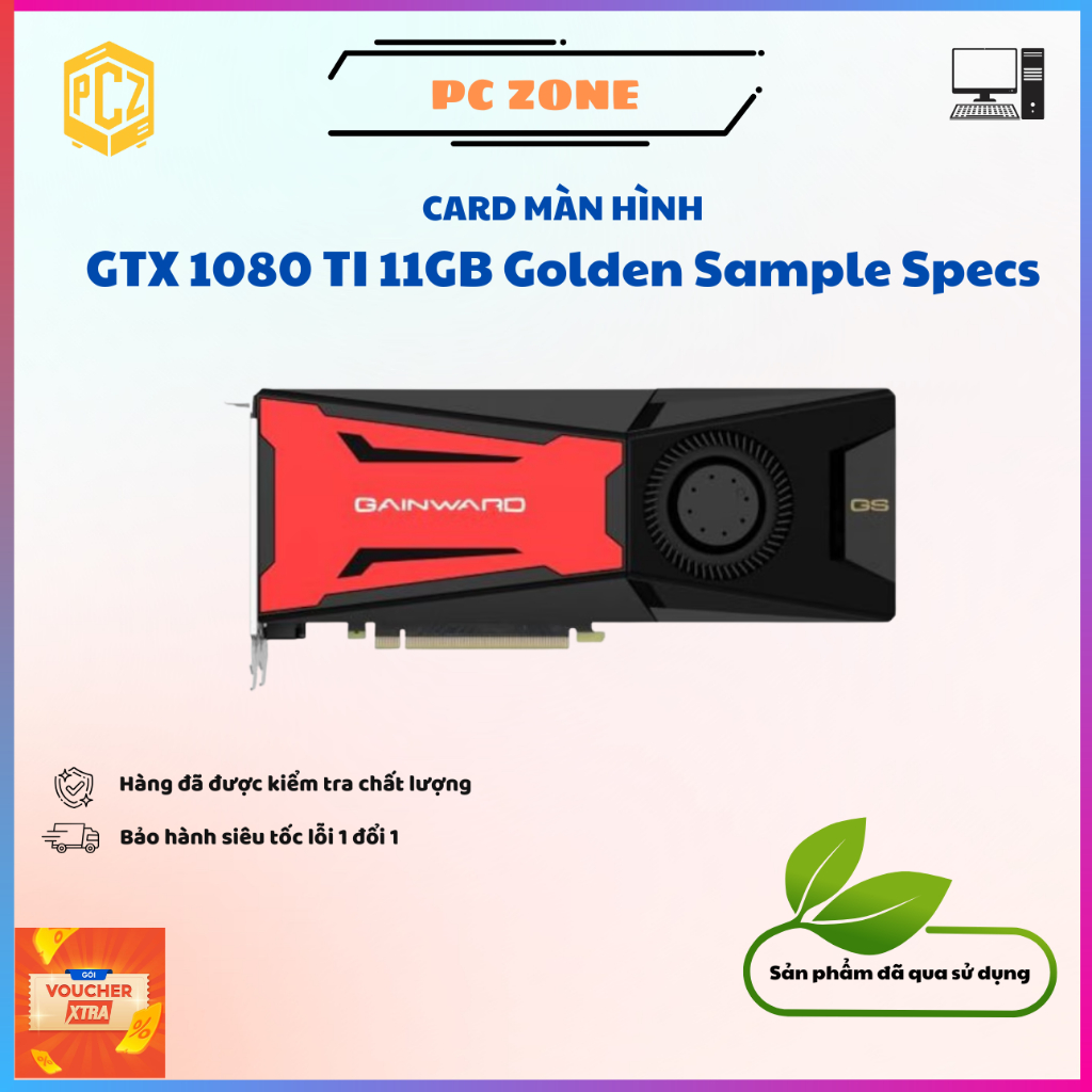 VGA - Card màn hình máy tính Gainward GTX 1080 Ti 11GB Golden Sample ...