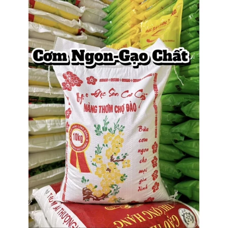 Gạo Nàng Thơm Chợ Đào.Túi (10kg) Xốp Mềm Tơi Cơm thơm nhẹ