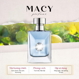Nước Hoa Nam Ver-sace Pour Homme - Hương Cam Chanh Tươi Mát - Nam Tính