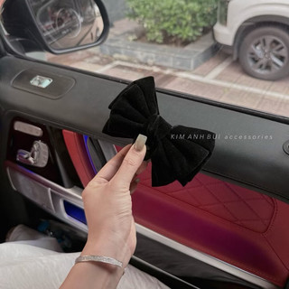 kẹp tóc nơ bọc nhung full kẹp size 14cm phong cách nữ tính nhẹ nhàng-video shop quay