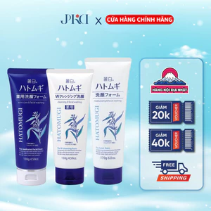 Sữa rửa mặt Ý Dĩ Reihaku Hatomugi dưỡng ẩm, trắng da Moisturizing & Facial Washing