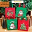 Set 3 Túi Tote Noel Vải Không Dệt Hoạt Hình B5 Đựng Quà Tặng Dễ Thương Tiện Dụng