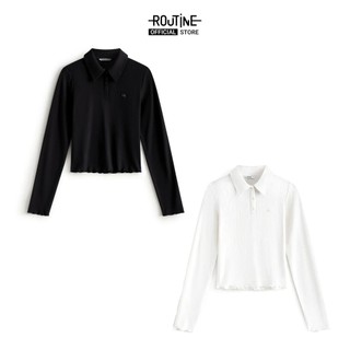 Áo Polo Tay Dài Nữ Form Fitted - Routine 10F25POLW002