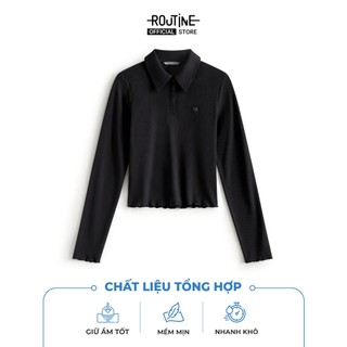 Áo Polo Tay Dài Nữ Form Fitted - Routine 10F25POLW002