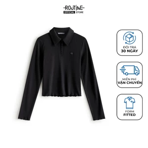 Áo Polo Tay Dài Nữ Form Fitted - Routine 10F25POLW002