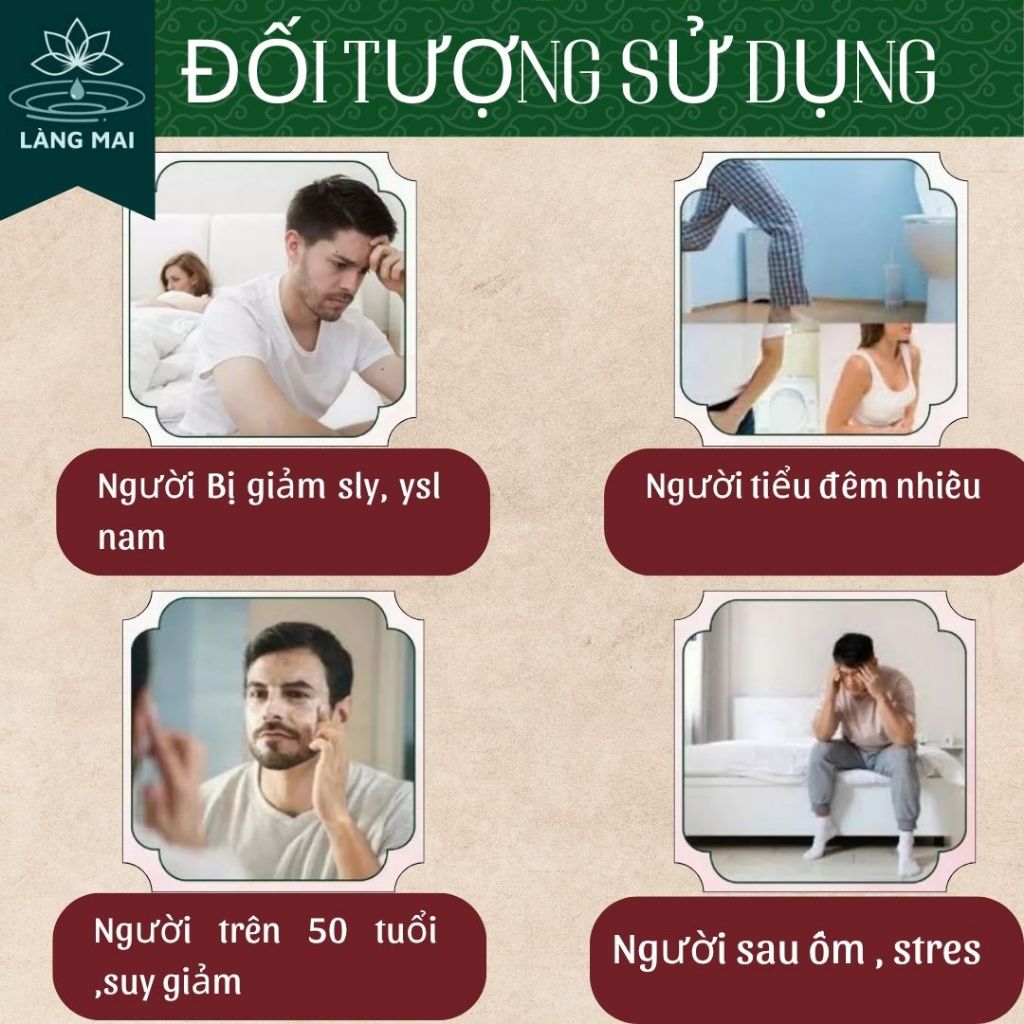 Trà PHỤC DƯƠNG BỔ THẬN - Làng Mai - Ba Kích, Ngọc Cẩu, tăng cường sinh lý nam, hỗ trợ tiểu đêm, đau lưng mỏi gối.