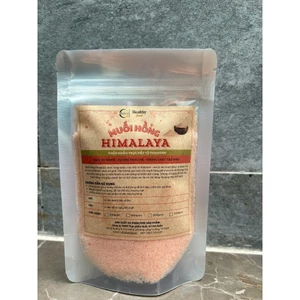 200Gr Muối hồng Himalaya Nguyên chất (túi zip) - nhập khẩu Pakistan, dùng để làm gia vị, chăm sóc da, ngâm chân thải độc