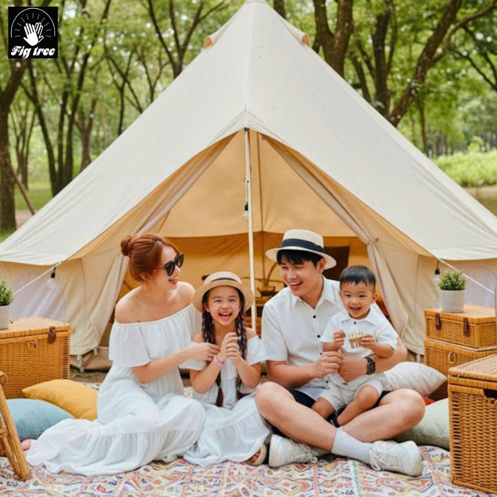 Đồ Gia Đình Fig Tree Màu Trắng Đũi Tinh Khôi Cho Bữa Tiệc Cực Sang Chảnh, Đi Du Lịch Cực Trendy
