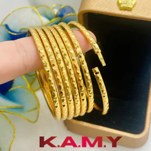 Bộ Ximen 3 Ly Kiểu Kim Cương Khóa Lưỡi Gà – Bộ 7 Chiếc Mạ Vàng Cao Cấp