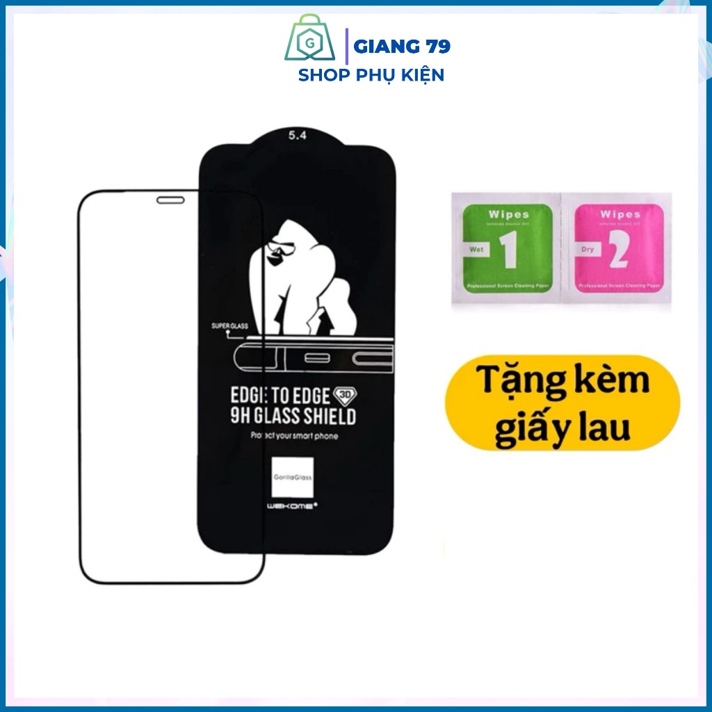 Kính Cường Lực KINGKONG cho iphone 7P/ 8P/ X/ Xs Max/ 11/ 12/ 13/ 14/ 15/ 16 Pro/ Plus/ Pro Max