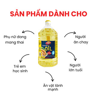 Dầu Hạt Cải Dan D Pak I Canola Oil I 2 Lít