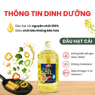 Dầu Hạt Cải Dan D Pak I Canola Oil I 2 Lít
