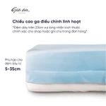 [Hỏa tốc] Bộ ga giường 4 món lụa Tencel 60s GIA AN HOME DECOR size 1m2x2m đến 2m2x2m gồm 1 drap bo chun 3 vỏ gối nằm-ôm — ảnh 4