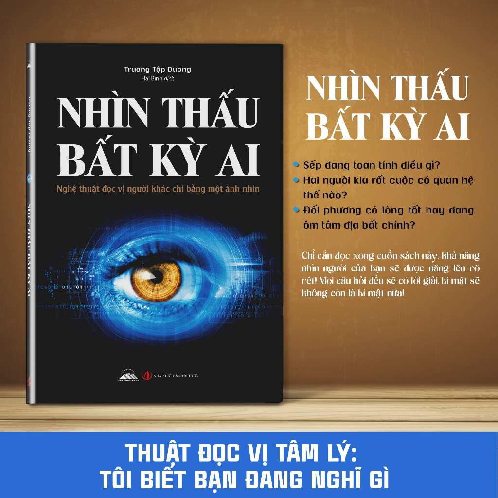 Sách - Nhìn Thấu Bất Kỳ Ai - Nghệ Thuật Đọc Vị Người Khác Chỉ Bằng Một Ánh Nhìn