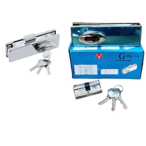 Khoá Sàn Cửa Kính - Mã FL50 Dùng Cho Kính 10-12mm (Bảo Hành 12Tháng)