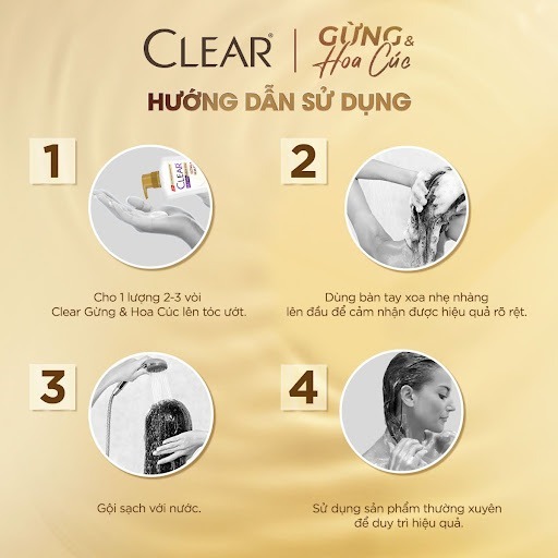 [LS] Combo 2 Dầu Gội Clear Thảo Dược Nuôi Dưỡng Da Đầu Từ Gốc, Sạch Gàu Và Giảm Gãy Rụng 630g