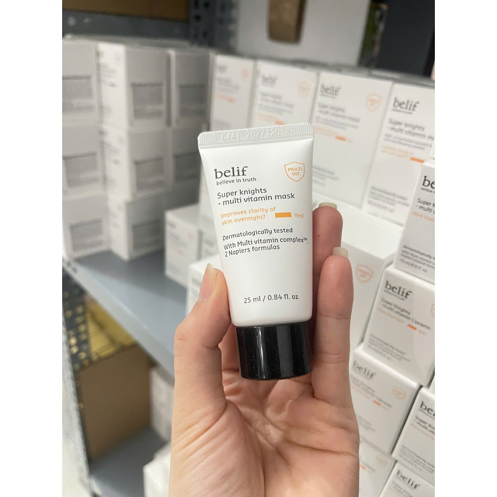 Mặt nạ ngủ dưỡng ẩm, sáng da Belif Multi Vitamin Mask 5ml 25ml 30ml 75ml
