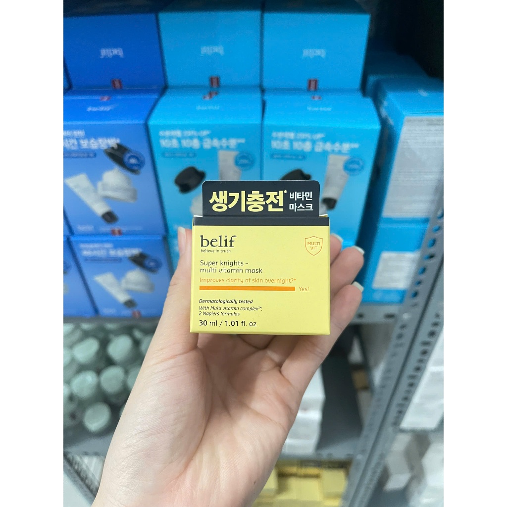 Mặt nạ ngủ dưỡng ẩm, sáng da Belif Multi Vitamin Mask 5ml 25ml 30ml 75ml