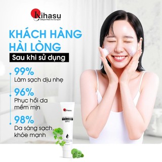 Sữa Rửa Mặt Collagen Cho Da Khô Nhạy Cảm Kihasu Gel Dưỡng Ẩm, Không Khô Da, Sạch Mịn, Dịu Nhẹ