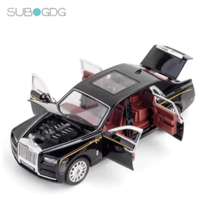 SUBOGDG Xe đồ chơi Mô Hình Rolls-Royce Phantom Chất Liệu Nhựa ABS,tỷ lệ 1:24 bằng