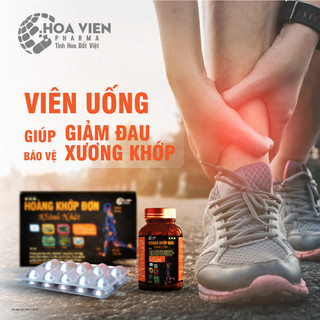 Viên uống Xương Khớp - Hoàng Khớp Đơn Khánh Nhật. Hỗ Trợ Giảm Thoái Hóa, Đau Nhức Xương Khớp, Gout
