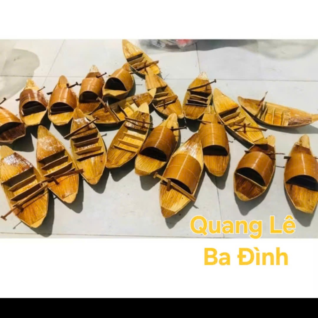 Thuyền mo cau Mui trần và mái che KVT - Chủ đề phương tiện giao thông