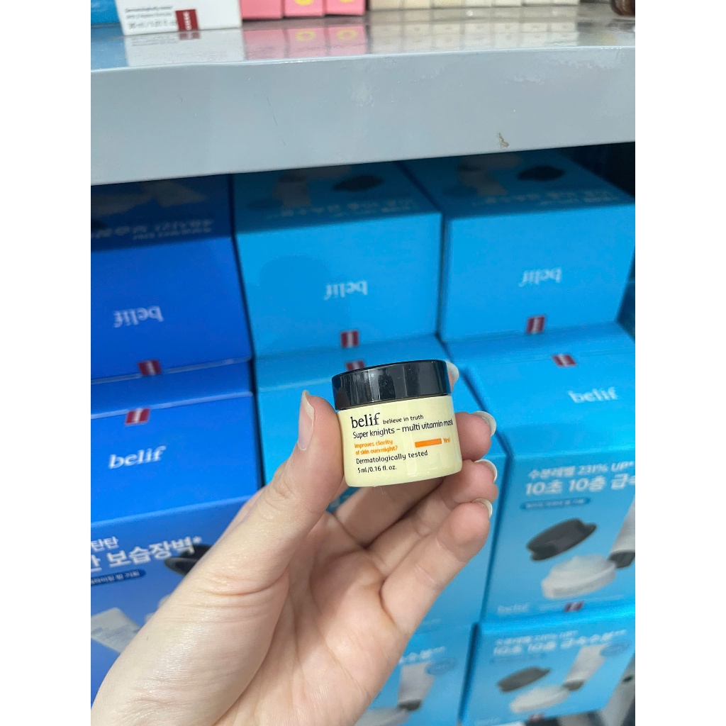 Mặt nạ ngủ dưỡng ẩm, sáng da Belif Multi Vitamin Mask 5ml 25ml 30ml 75ml