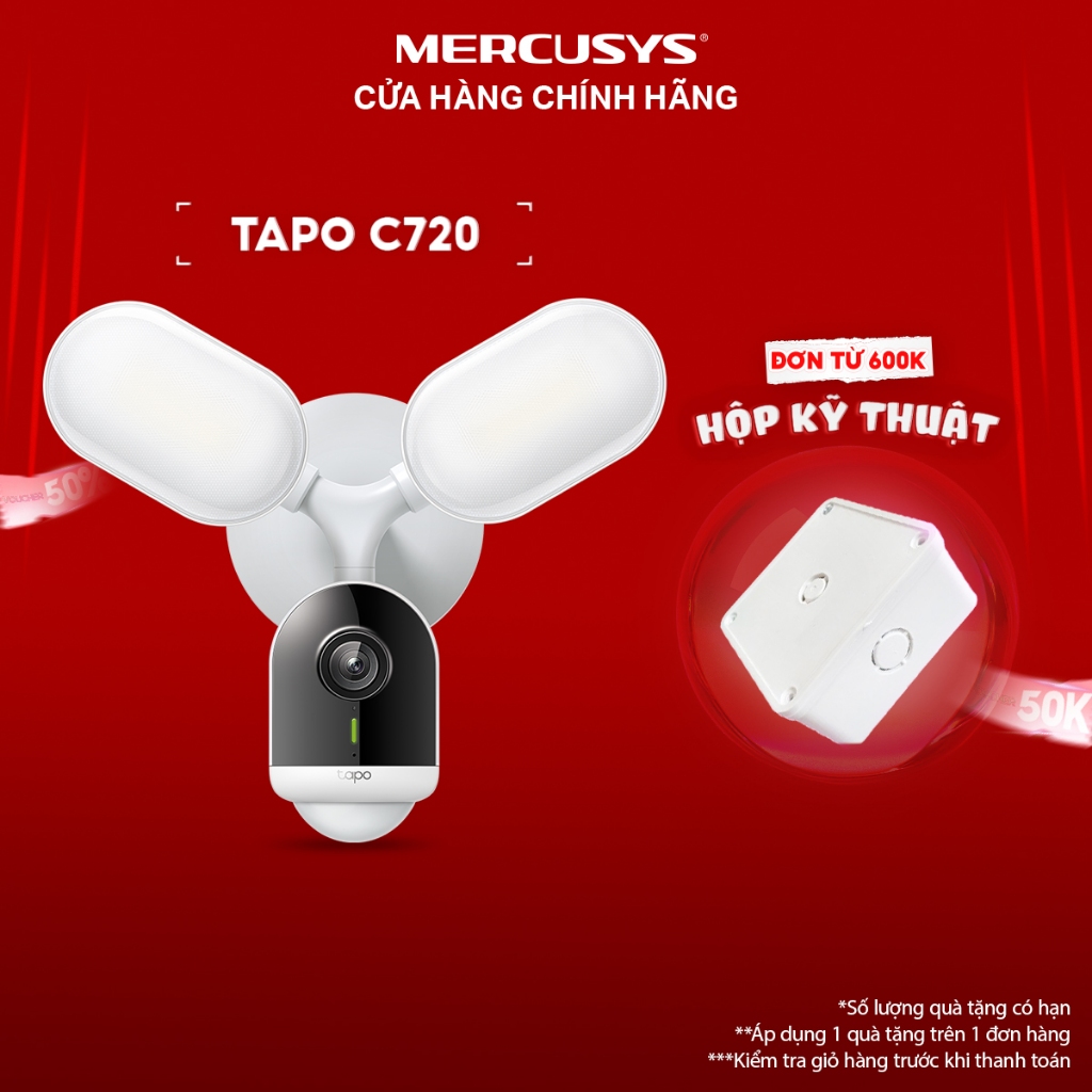 Camera Wifi TP-Link Tapo C720 – Camera Thông Minh A.I, Tích Hợp Đèn Pha ...