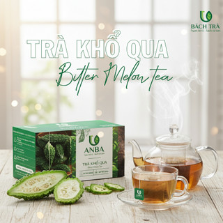 [TẶNG BÌNH] Trà Mướp Đắng Khổ Qua ANBA | Thanh Lọc Cơ Thể Sau Tiệc – Thơm Dịu Dễ Uống, Tiêu Hóa Tốt | Túi Lọc 20 Gói