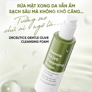 Sữa Rửa Mặt Sạch Sâu, Dịu Nhẹ Cho Da DrCeutics Gentle Olive Cleansing Foam 200ml