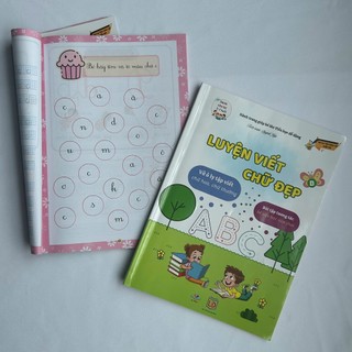 Sách Luyện Viết chữ đẹp Uni-Books dành cho trẻ từ 3-6 tuổi ôn luyện tiền tiểu học