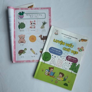 Sách Luyện Viết chữ đẹp Uni-Books dành cho trẻ từ 3-6 tuổi ôn luyện tiền tiểu học