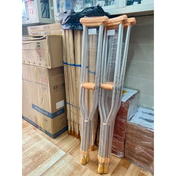 2 cây Nạng chống nách LUCASS C925m bằng hợp kim nhôm siêu nhẹ CHÍNH HÃNG nạng chống nách cho người già
