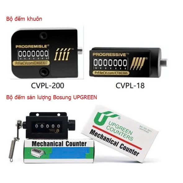 Bộ đếm sản lượng Bosung UPGREEN & Máy đếm khuôn CVPL-200 CVPL-18 – Thiết bị đếm chính xác, bền bỉ