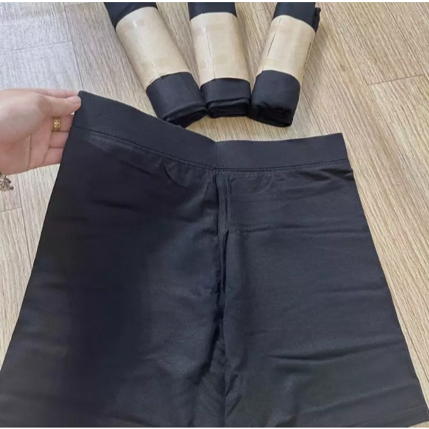 [Peinn]Quần đùi nữ ôm, lưng cao dáng legging short Black Funoff Short Biker Sooc dáng ngắn nâng mông năng động